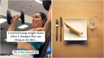 Mahtab Ekay followed a calorie deficit diet for faster weight loss. (Instagram/@fitbymahtab, Pexels) Mahtab Ekay followed a calorie deficit diet for faster weight loss. (Instagram/@fitbymahtab, Pexels)