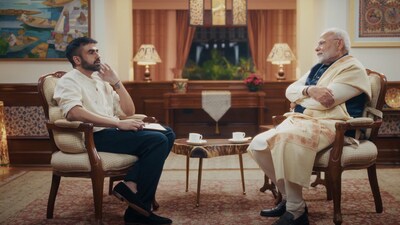 Prime Minister Narendra Modi during a podcast with Zerodha founder Nikhil Kamath. (Youtube) Prime Minister Narendra Modi during a podcast with Zerodha founder Nikhil Kamath. (Youtube)