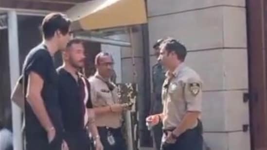 Ben Sumadiwiria and Aris Yeager got rebuffed while trying to enter Antilia. (Instagram/@theeuropeankid)
