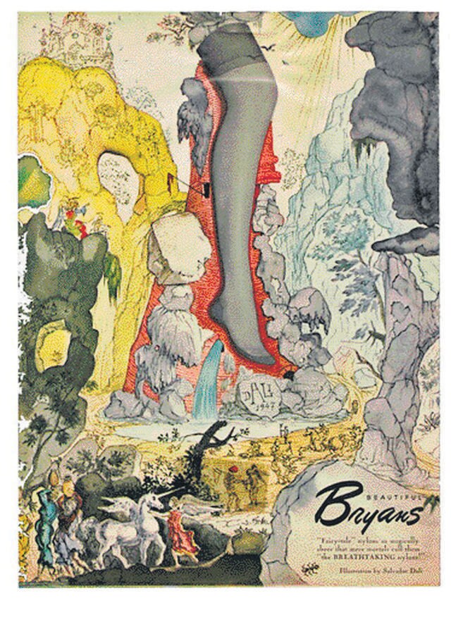 A 1947 magazine ad created for Bryans hosiery. A 1947 magazine ad created for Bryans hosiery.