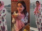 Ananya Panday shines in stunning ethnic kurta set during Amritsar visit. Ananya Panday shines in stunning ethnic kurta set during Amritsar visit.