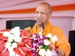 Uttar Pradesh CM Yogi Adityanath speaking on first anniversary of Ram Lalla Pran Pratishtha in Ayodhya. (Sourced)