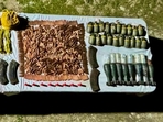 Arms and ammunitions seized in forest area in Kittaleguli in Koppa taluk include one AK-56 rifle, three .303 weapons, one 12 bore SBBL gun, one country made pistol, and related 176 ammunations. (Pic for representation)