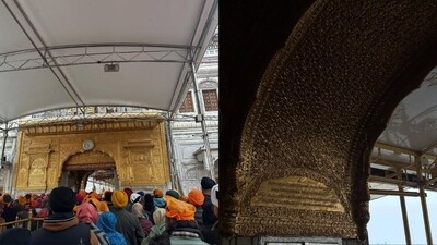 Ananya Panday also gave glimpses from inside the Golden Temple complex. Ananya Panday also gave glimpses from inside the Golden Temple complex.