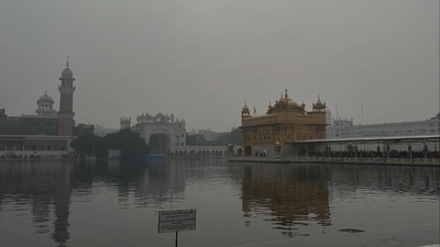 Ananya Panday also posted a picture of the Golden Temple seen at a distance. Ananya Panday also posted a picture of the Golden Temple seen at a distance.