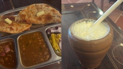 Ananya Panday also shared pictures of her meal which consisted of parathas and lassi. She posted the photos on Instagram. Ananya Panday also shared pictures of her meal which consisted of parathas and lassi. She posted the photos on Instagram.