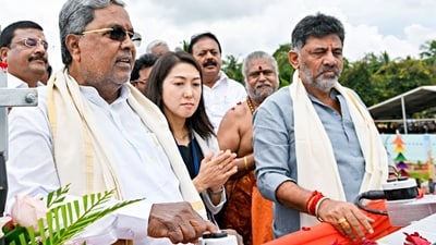 Karnataka Chief Minister Siddaramaiah. (Congress X) Karnataka Chief Minister Siddaramaiah. (Congress X)