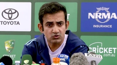 Indian cricket team Head coach Gautam Gambhir addressed a press conference during the Border-Gavaskar Trophy. (ANI)