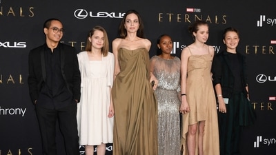 Jolie's six children want her to speak out about her marriage to Brad Pitt. (AFP) Jolie's six children want her to speak out about her marriage to Brad Pitt. (AFP)