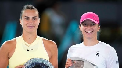 Aryna Sabalenka and Iga Swiatek are the main title favourites in Melbourne. (AP)