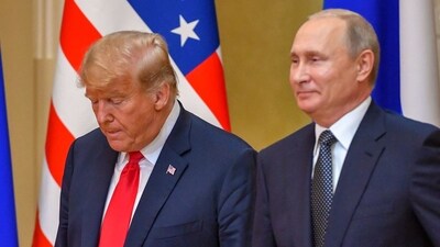 Donald Trump and Vladimir Putin (Photo by Yuri KADOBNOV / AFP) (AFP) Donald Trump and Vladimir Putin (Photo by Yuri KADOBNOV / AFP) (AFP)