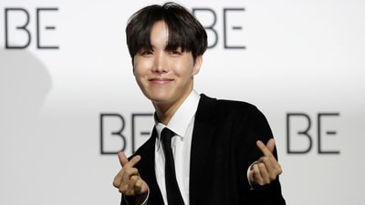 J-Hope is a member of the Korean K-pop band BTS. (AP) J-Hope is a member of the Korean K-pop band BTS. (AP)