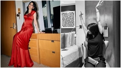 Khushi shared pictures of her trailer launch look on Instagram with the caption, "All things love(YAPA) 🤪🤪🤪 TRAILER OUT NOW!" The post features photos of Khushi's look in the OOTD, some moments from the event, and a few behind-the-scenes snippets. Khushi shared pictures of her trailer launch look on Instagram with the caption, "All things love(YAPA) 🤪🤪🤪 TRAILER OUT NOW!" The post features photos of Khushi's look in the OOTD, some moments from the event, and a few behind-the-scenes snippets.