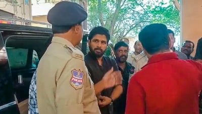 Allu Arjun was arrested on December 13 in the stampede case, he is now out on bail. (PTI)
