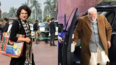 Priyanka Gandhi Vadra pointed out at PM Modi's attacks on the then UPA government a decade earlier. (X/Priyanka Gandhi, ANI) Priyanka Gandhi Vadra pointed out at PM Modi's attacks on the then UPA government a decade earlier. (X/Priyanka Gandhi, ANI)