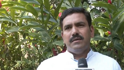Former Karnataka chief minister BS Yediyurappa's son B Y Vijayendra. (ANI) Former Karnataka chief minister BS Yediyurappa's son B Y Vijayendra. (ANI)