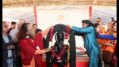 The event assumes greater significance as it coincides with the first anniversary celebrations of the Ram Lalla idol consecration ceremony in Ayodhya, which also began on Saturday (Sourced) The event assumes greater significance as it coincides with the first anniversary celebrations of the Ram Lalla idol consecration ceremony in Ayodhya, which also began on Saturday (Sourced)