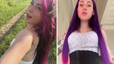 A trans woman removed her ribs to get a smaller waist. (Instagram/@emilyfuckinjames) A trans woman removed her ribs to get a smaller waist. (Instagram/@emilyfuckinjames)