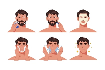 Men's skincare routines are becoming more sophisticated with products like cleansers, moisturisers, and sunscreen. (Freepik) Men's skincare routines are becoming more sophisticated with products like cleansers, moisturisers, and sunscreen. (Freepik)