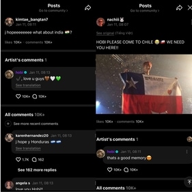 Taking to Weverse, the BTS rapper replied to his fans. Taking to Weverse, the BTS rapper replied to his fans.