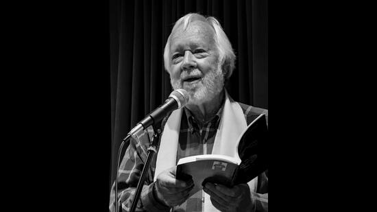 Visiting US poet Franklin Abbot. (Diwan Manna)
