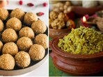 Makar Sankranti 2025: Makar Sankranti celebrates the harvest with traditional foods like urad dal khichdi and sesame laddus.(Pinterest)