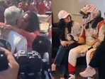 Ajith Kumar kissed wife Shalini after scoring 2 wins at the 24H Dubai 2025.