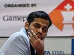 India's chess grandmaster Arjun Erigaisi gestures during a game. India's chess grandmaster Arjun Erigaisi gestures during a game.