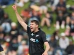 New Zealand's Will O'Rourke appeals during the first one-day international cricket match between New Zealand and Sri Lanka at the Basin Reserve in Wellington on January 5, 2025. New Zealand's Will O'Rourke appeals during the first one-day international cricket match between New Zealand and Sri Lanka at the Basin Reserve in Wellington on January 5, 2025.