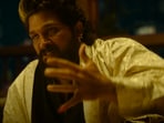 Allu Arjun in a still from Sukumar's Pushpa 2: The Rule Reloaded. Allu Arjun in a still from Sukumar's Pushpa 2: The Rule Reloaded.