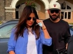Anushka Sharma and Virat Kohli clicked at the Gateway of India. Anushka Sharma and Virat Kohli clicked at the Gateway of India.