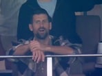 Novak Djokovic is shocked by Kane Richardson's catch Novak Djokovic is shocked by Kane Richardson's catch