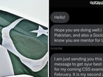 A Chandigarh-based UPSC teacher shared the message he received from a student in Pakistan.