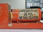 This undated handout photo taken at an undisclosed location an released on January 1, 2025 by South Korea's Ministry of Land, Infrastructure, and Transport shows the cockpit voice recorder (CVR) retrieved from Jeju Air flight 2216 which crashed killing 179 people. 