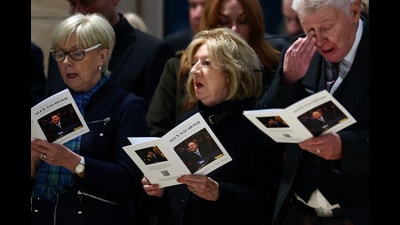 A special service was held to remember Alex Salmond at St Giles’ Cathedral (Jeff Mitchell/PA) A special service was held to remember Alex Salmond at St Giles’ Cathedral (Jeff Mitchell/PA)
