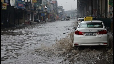 According to the India Meteorological Department (IMD), 18.4 mm rain was received overnight and 5.5 mm later during the day on Sunday, taking the total precipitation to 23.9 mm. At 65 mm, January 7, 2017, holds the record for the wettest January day in Chandigarh’s history. (Keshav Singh/HT) According to the India Meteorological Department (IMD), 18.4 mm rain was received overnight and 5.5 mm later during the day on Sunday, taking the total precipitation to 23.9 mm. At 65 mm, January 7, 2017, holds the record for the wettest January day in Chandigarh’s history. (Keshav Singh/HT)