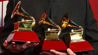 The upcoming Grammy Awards face potential postponement due to devastating wildfires in Los Angeles. (Photo by Zak BENNETT / AFP) (AFP) The upcoming Grammy Awards face potential postponement due to devastating wildfires in Los Angeles. (Photo by Zak BENNETT / AFP) (AFP)