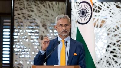 External affairs minister S Jaishankar. (via REUTERS)
