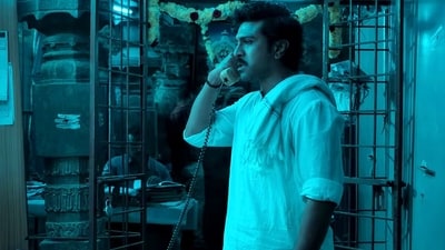 Ram Charan in a still from Shankar's maiden Telugu film Game Changer. Ram Charan in a still from Shankar's maiden Telugu film Game Changer.