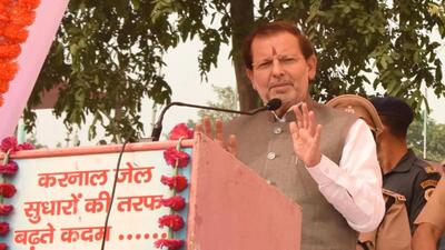 Haryana’s co-operation, jails, and tourism minister Dr Arvind Sharma said during the Vedic era, scholars from around the world visited India to research under the Gurukul education system and now Prime Minister Modi is promoting Indian languages, culture, skill development. (HT File)