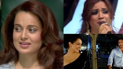 Shreya Ghoshal sang for Kangana Ranaut on Indian Idol 15. Shreya Ghoshal sang for Kangana Ranaut on Indian Idol 15.