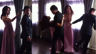 Mallika Sherawat shared a video with Bruno Mars. Mallika Sherawat shared a video with Bruno Mars.