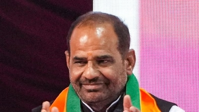 Ramesh Bidhuri at a BJP event. (PTI file photo)