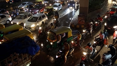 Viral videos circulating on social media captured long lines of vehicles stuck for hours near the Hoskote toll booth. (Pic for representation) (PTI)