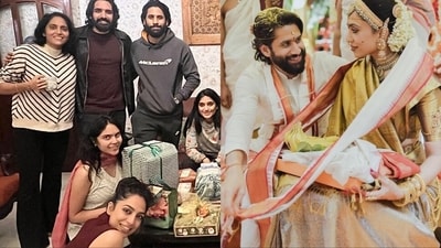 Sobhita Dhulipala and Naga Chaitanya met their friends recently. Sobhita Dhulipala and Naga Chaitanya met their friends recently.