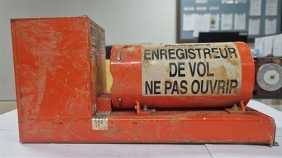 This undated handout photo taken at an undisclosed location an released on January 1, 2025 by South Korea's Ministry of Land, Infrastructure, and Transport shows the cockpit voice recorder (CVR) retrieved from Jeju Air flight 2216 which crashed killing 179 people. (AFP) This undated handout photo taken at an undisclosed location an released on January 1, 2025 by South Korea's Ministry of Land, Infrastructure, and Transport shows the cockpit voice recorder (CVR) retrieved from Jeju Air flight 2216 which crashed killing 179 people. (AFP)
