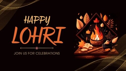 Wishing everyone a joyous Lohri. (Image by Canva) Wishing everyone a joyous Lohri. (Image by Canva)