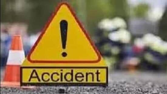 The accident occurred around 8.30 am near the Chakarpur Mandi area, in front of the Orient Resort (HT File Photo)