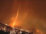 The 'firenado' amid the Pacific Palisades fire in Los Angeles (X) The 'firenado' amid the Pacific Palisades fire in Los Angeles (X)