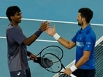 Novak Djokovic was all praise for the Indian-origin American Nishesh Basavareddy after winning his first-round match of the Australian Open. REUTERS/Tingshu Wang